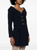 Alessandra Rich Single Breasted Off The Shoulder Blazer