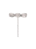 Alessandra Rich Crystal Braid Crew Neck