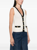 Alessandra Rich Tank Top With Contrasting Edge