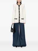 Alessandra Rich Cardigan con bordi contrastanti