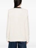 Alessandra Rich Cardigan con bordi contrastanti