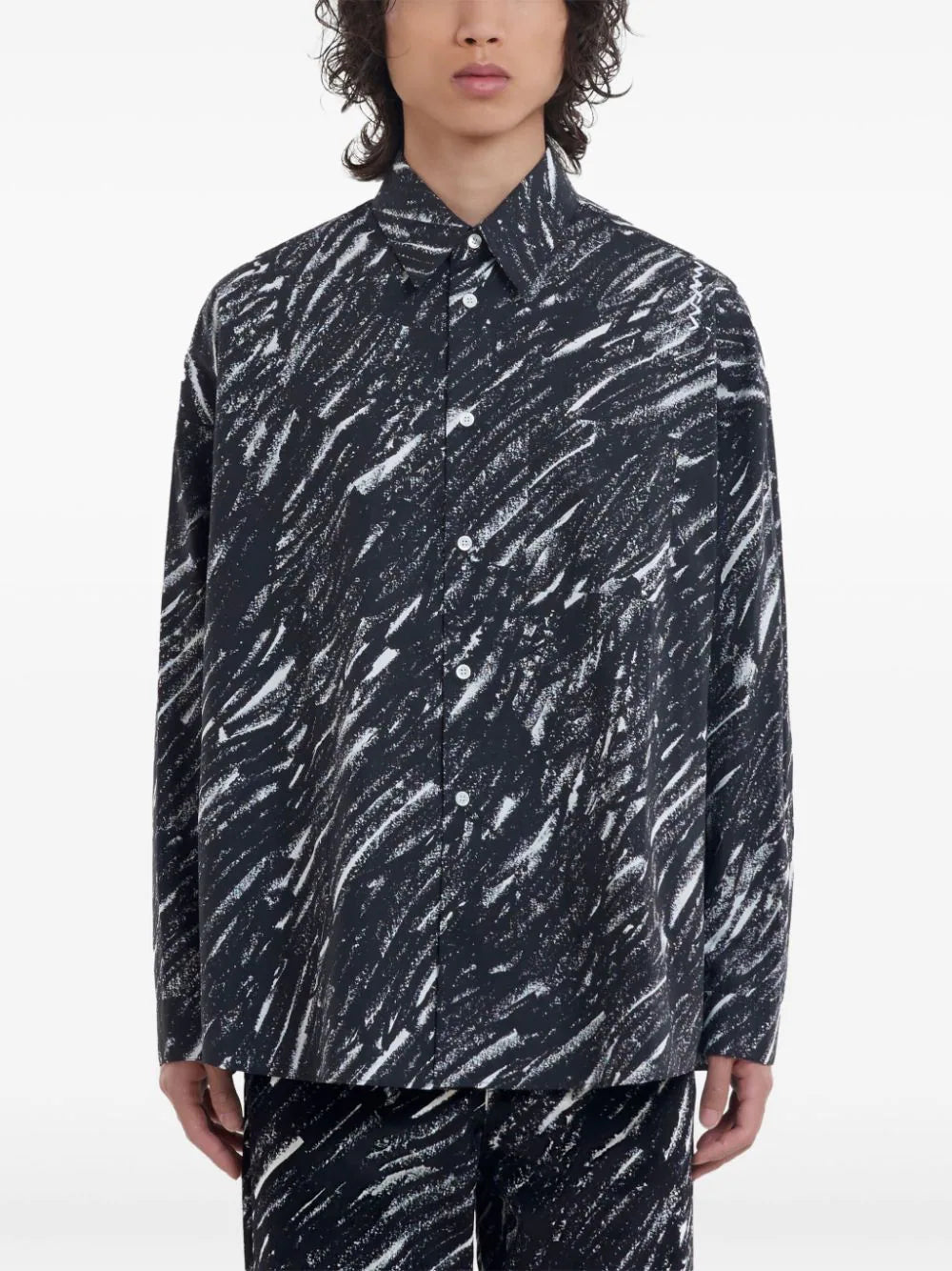 Marni Sketch Style Print Shirt