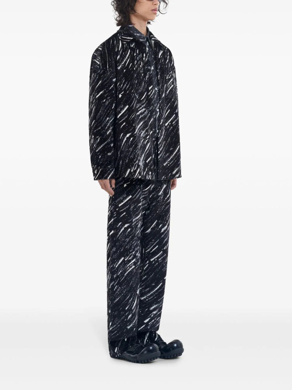 Marni Sketch Style Print Shirt