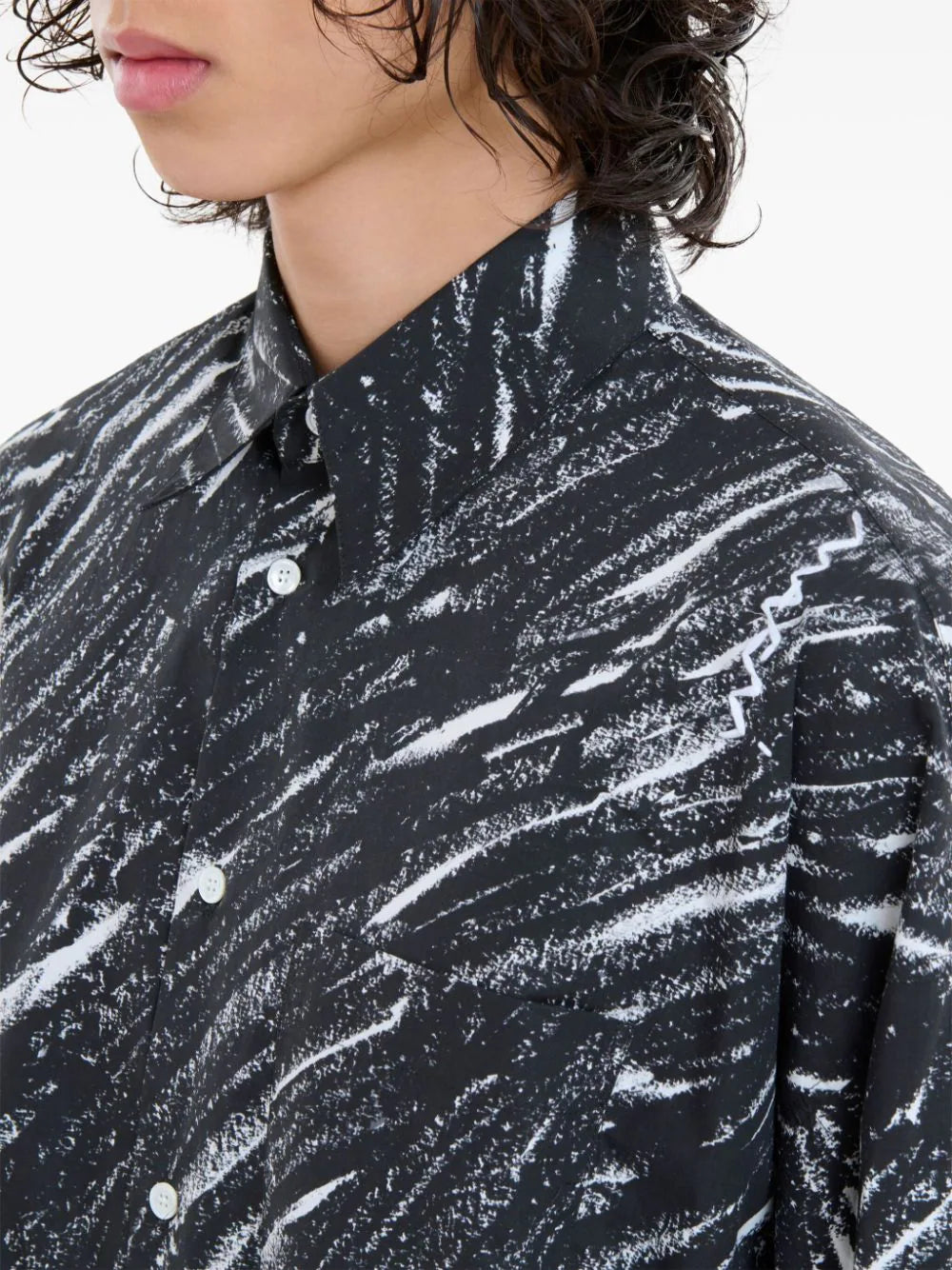 Marni Sketch Style Print Shirt