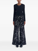 Marni Wide Leg Trousers With Graphic Print