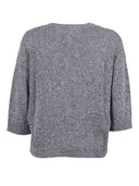 Kangra Cashmere Pull Paillettes Manica Al Gomito