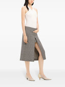 Courreges Ribbed Top With Embroidery