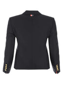 Thom Browne High Armhole Sport Coat Fit 3 In Super 120’s Twill