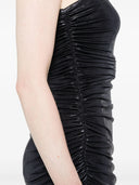 Norma Kamali Diana Lamé Midi Dress