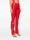Norma Kamali High Waisted Flared Trousers