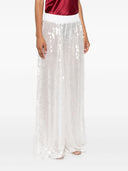Norma Kamali High Waisted Flared Trousers
