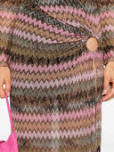 Missoni Long Dress With Cut Out Detail