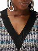 Suéter de cuello de missoni v