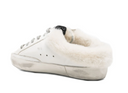 Golden Goose Super Star Sabot Leather Upper Glitter Star Shearling Lining