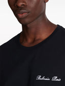 Balmain T Shirt With Embroidery