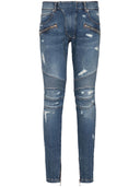 Balmain Skinny Jeans mit abgenutzter Wirkung
