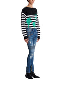 Balmain Skinny Jeans mit abgenutzter Wirkung