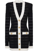 Balmain kurzes Kleid mit Dekoration