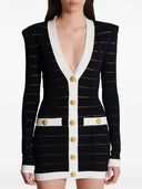 Balmain kurzes Kleid mit Dekoration