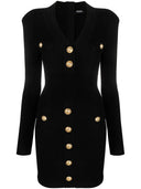 Balmain kurzes Faltenkleid