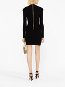 Balmain kurzes Faltenkleid