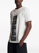 Balmain t -shirt med vintage tryk
