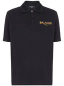 Balmain Polo -Hemd mit Vintage Balmain Stickerei
