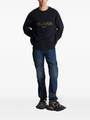 Balmain Oversized Sweatshirt With Embroidery