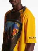 Balmain T恤，迪士尼的图形打印