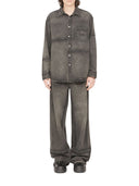 Mm6 Maison Margiela Cotton Shirt With Raw Cut Details