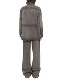 Mm6 Maison Margiela Cotton Shirt With Raw Cut Details