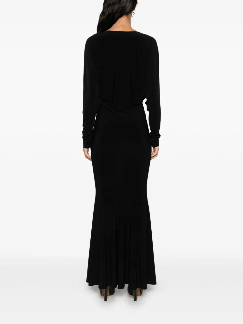 Norma Kamali V Neck aftonklänning