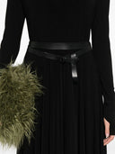 Norma Kamali ls Midi -Kleid mit gepolsterten Gurten