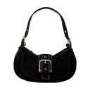 Hobo Brocle Bag Osoi Leather Black