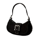Hobo Brocle Bag Osoi Leather Black
