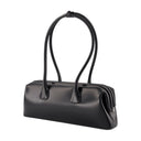 Boat Wide Shoulder Bag Osoi Leather Black