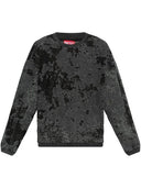 Diesel -Diesel -Sweatshirt mit gebrauchtem Effekt