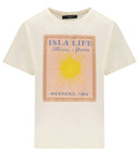 Max Mara Weekend Pantera Ecru T Shirt