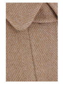 Brunello Cucinelli Single Breasted Coat In Wool And Cashmere
