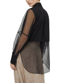 Shirt Brunello Cucinelli con inserti trasparenti