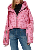 Khrisjoy Down Jacket With Paisley Print
