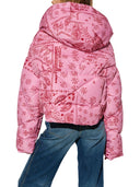 Khrisjoy Down Jacket With Paisley Print