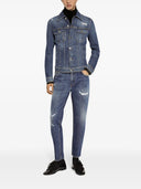Dolce & Gabbana Straight Jeans mit abgenutztem Effekt