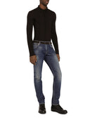 Dolce & Gabbana Slim Fünf Taschenjeans in Stretch Jeans: