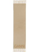 Ganni Scarf With Logo