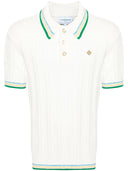 Casablanca Polo Shirt With Logo Plaque