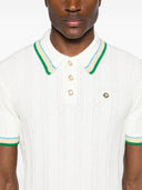 Casablanca Polo Shirt With Logo Plaque