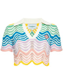 Casablanca Wave Crop Top