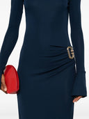 Casablanca Long Dress With Curls