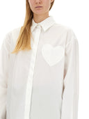 Camicia patch di jeans moschino